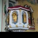 180415 - Interior of Saint Anne church in Nowy Lubiel - pulpit - 03