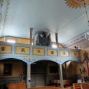 180415 - Interior of Saint Anne church in Nowy Lubiel - choir and organ pipe - 01
